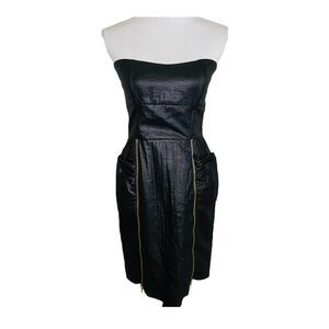 Loeffler Randall Black Zipper Dress size 8